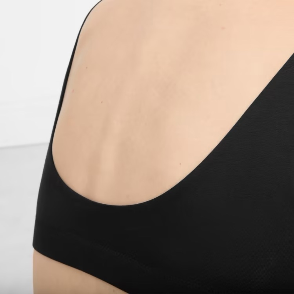 Everlane The Cotton Tank Bra in Black NWT Size XL SOLD OUT ONLINE - Picture 3 of 8